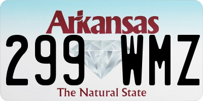 AR license plate 299WMZ