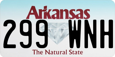 AR license plate 299WNH