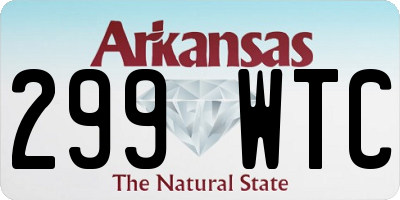 AR license plate 299WTC