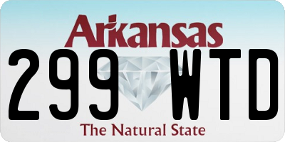 AR license plate 299WTD