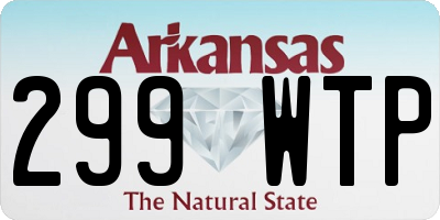 AR license plate 299WTP