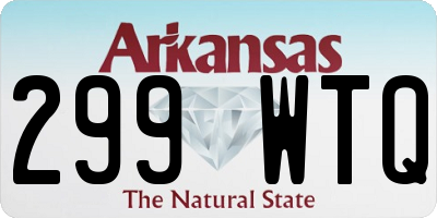 AR license plate 299WTQ