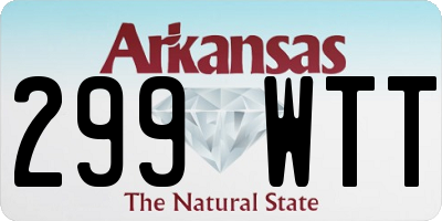 AR license plate 299WTT