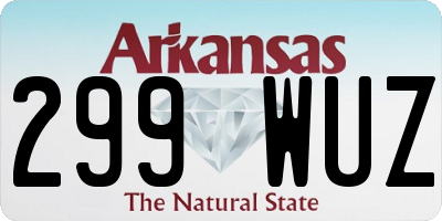 AR license plate 299WUZ