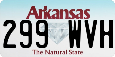 AR license plate 299WVH