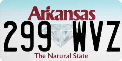 AR license plate 299WVZ