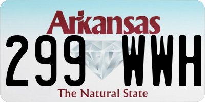 AR license plate 299WWH