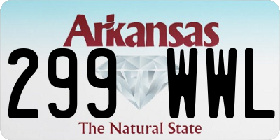 AR license plate 299WWL