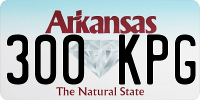 AR license plate 300KPG