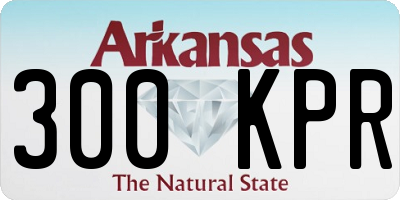 AR license plate 300KPR