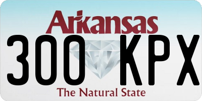 AR license plate 300KPX