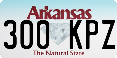 AR license plate 300KPZ