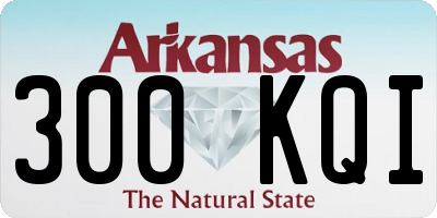 AR license plate 300KQI