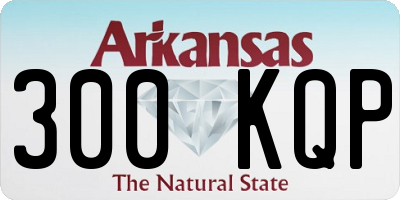 AR license plate 300KQP