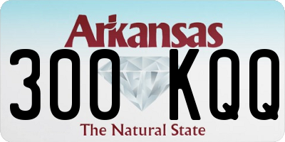 AR license plate 300KQQ