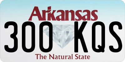 AR license plate 300KQS