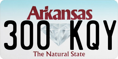 AR license plate 300KQY