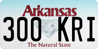 AR license plate 300KRI
