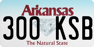 AR license plate 300KSB