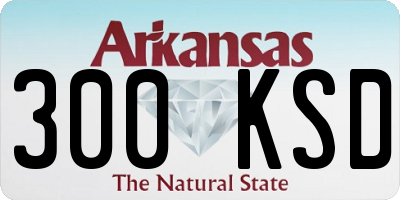 AR license plate 300KSD