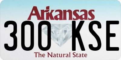 AR license plate 300KSE