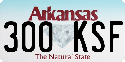 AR license plate 300KSF