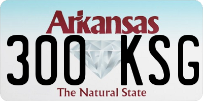 AR license plate 300KSG