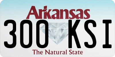 AR license plate 300KSI