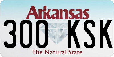 AR license plate 300KSK