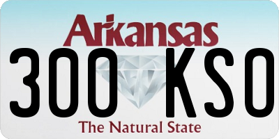 AR license plate 300KSO