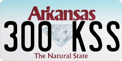 AR license plate 300KSS