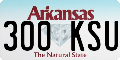 AR license plate 300KSU