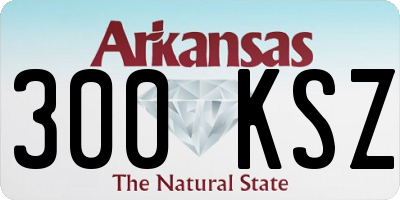 AR license plate 300KSZ