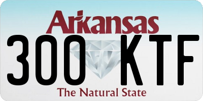AR license plate 300KTF