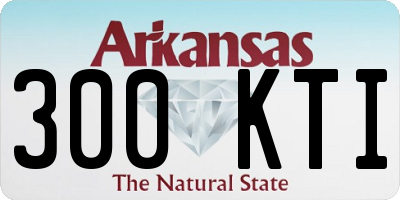 AR license plate 300KTI