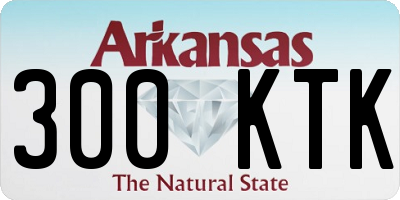 AR license plate 300KTK