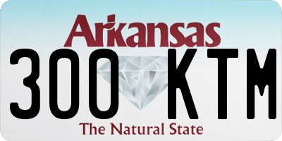 AR license plate 300KTM