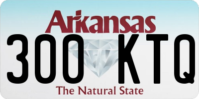 AR license plate 300KTQ