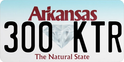 AR license plate 300KTR