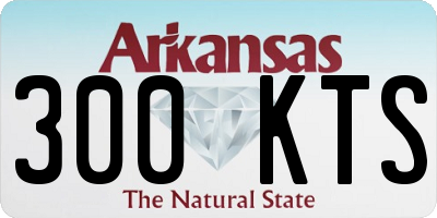 AR license plate 300KTS