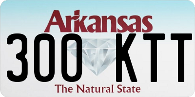 AR license plate 300KTT