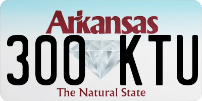 AR license plate 300KTU
