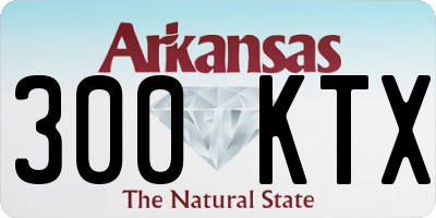 AR license plate 300KTX