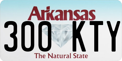AR license plate 300KTY