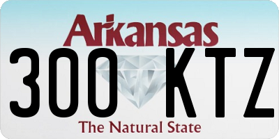 AR license plate 300KTZ