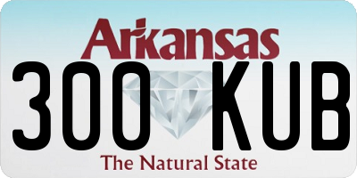 AR license plate 300KUB