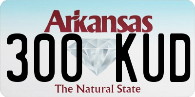 AR license plate 300KUD