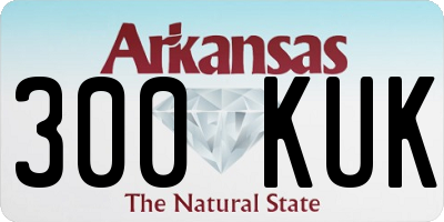 AR license plate 300KUK