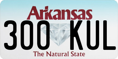 AR license plate 300KUL