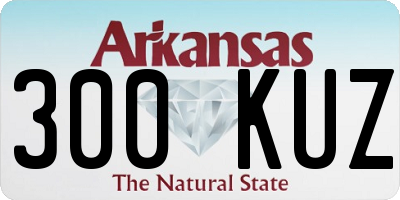 AR license plate 300KUZ